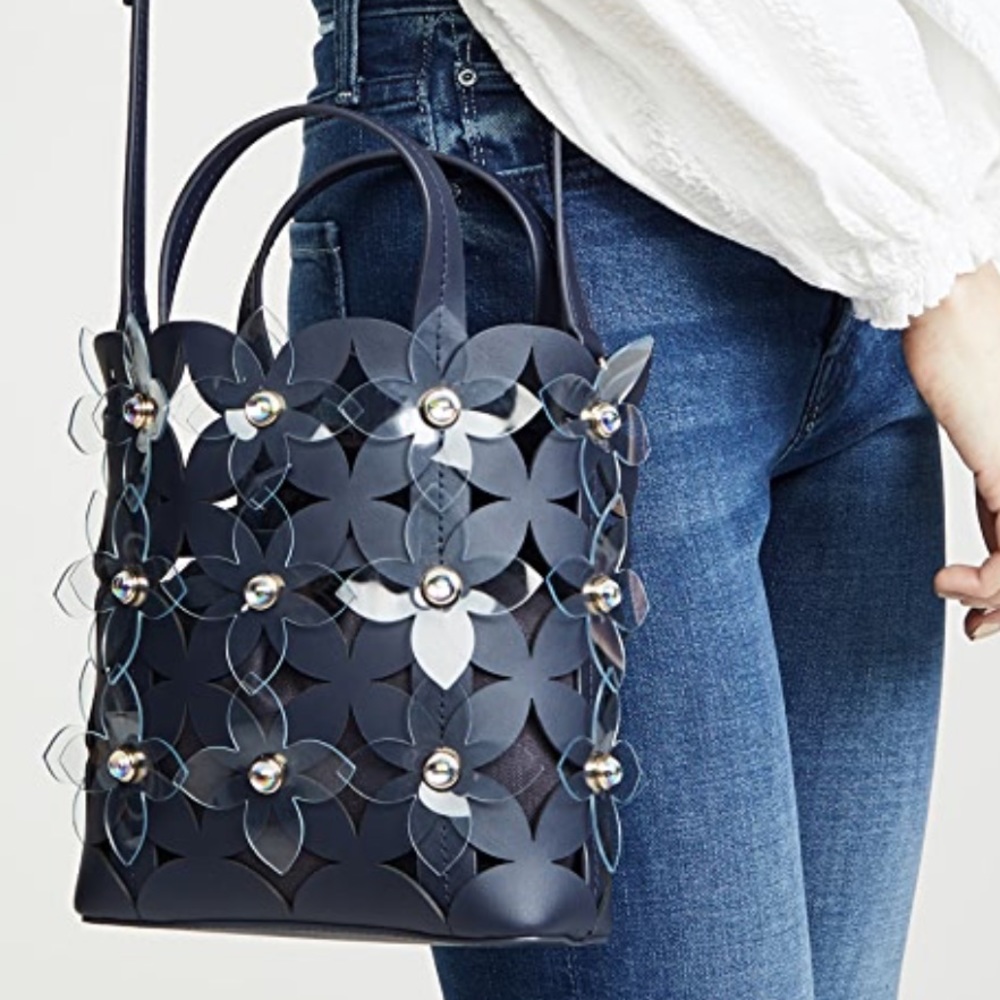 NWOT ZAC Zac Posen Floral Bouquet Clutch - Picture 7 of 8